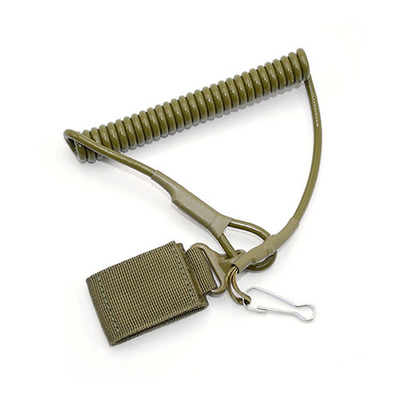 カキグリーン 弾性コイル ローナヤード スリング 銃の安全落下保護
