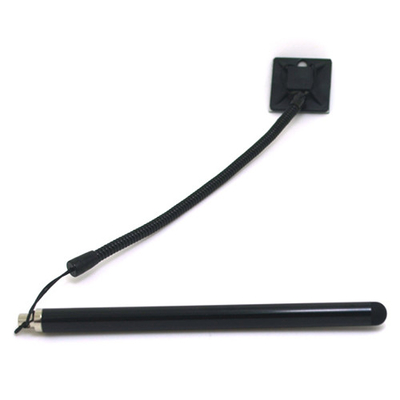 タブレットの抵抗のペンの付属のスタイラスのテザーはプラスチック黒い螺線形のコイルのテザー13CMを束ねる